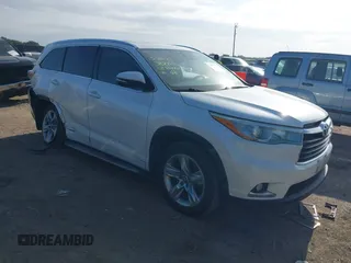 2016 Toyota Highlander Limited with VIN 5TDYKRFH7GS175688, listed as a IAAI auction lot 42428100 with 111,658 mi miles and . Bid and sale history available at DreamBid. Image 1.