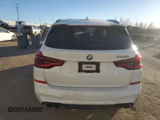 2020 BMW X3 M Competition with VIN 5YMTS0C00L9C54384, listed as a Copart auction lot 86844944 with 0 mi miles and Salvage Title. Bid and sale history available at carsss.com. Image 6.