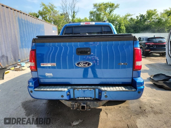 2010 Ford Explorer Sport Trac Limited with VIN 1FMEU5D82AUF01419, listed as a Copart auction lot 63317075 with 107,623 mi miles and Non repairable. Bid and sale history available at DreamBid. Image 6.