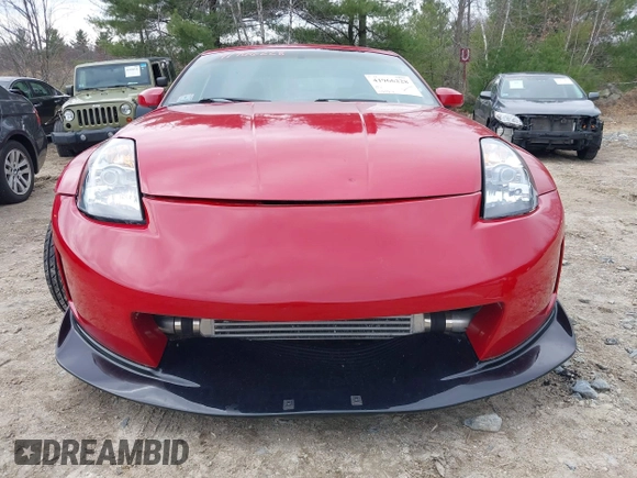 2003 Nissan 350Z Enthusiast with VIN JN1AZ34DX3T101190, listed as a IAAI auction lot 41966228 with 110,724 mi miles. Bid and sale history available at carsss.com. Image 12.