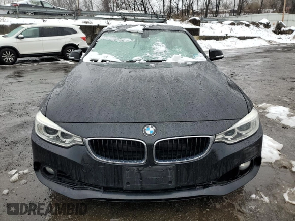 2014 BMW 4 Series 435i with VIN WBA3R1C51EK192909, listed as a Copart auction lot 44700155 with 104,506 mi miles and Salvage Title. Bid and sale history available at carsss.com. Image 5.
