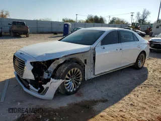 2018 Genesis G90 3.3T Premium with VIN KMHG34JA7JU041140, listed as a Copart auction lot 83020974 with 30,123 mi miles and Salvage Title. Bid and sale history available at carsss.com. Image 1.