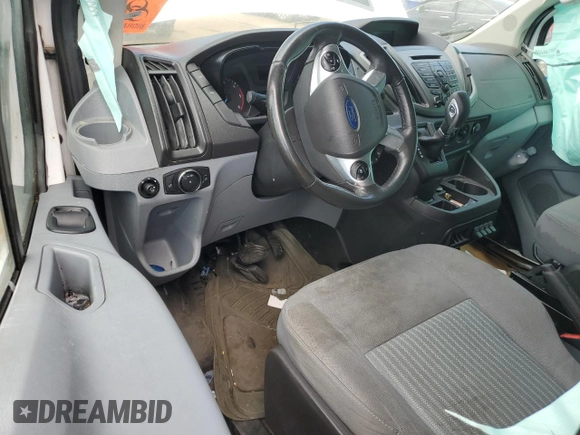 2017 Ford Transit with VIN 1FTBW2YV6HKB42517, listed as a Copart auction lot 63302944 with Not Provided miles and Salvage Title. Bid and sale history available at DreamBid. Image 8.