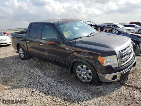 2013 Ford F-150 XL with VIN 1FTFW1CF8DKF24926, listed as a Copart auction lot 54261115 with 191,144 mi miles and Salvage Title. Bid and sale history available at carsss.com. Image 4.