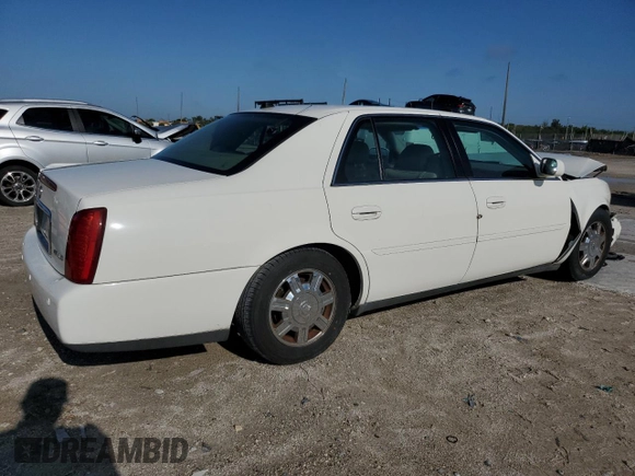 2004 Cadillac DeVille z VIN 1G6KD57Y14U149606, wystawiony jako Copart lot #51230955 z przebiegiem Nie podano mil oraz Szkoda całkowita • Salvage title. Historia ofert i sprzedaży dostępna na DreamBid. Obrazek 3.
