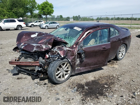 2012 Ford Fusion SEL with VIN 3FAHP0JA4CR192801, listed as a Copart auction lot 57425405 with 226,575 mi miles and Salvage title. Bid and sale history available at DreamBid. Image 1.