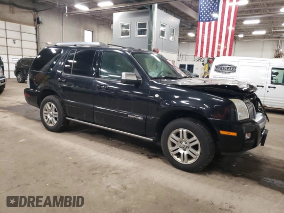 2007 Mercury Mountaineer Premier with VIN 4M2EU48807UJ02018, listed as a Copart auction lot 86714904 with 0 mi miles and Salvage Title. Bid and sale history available at carsss.com. Image 4.
