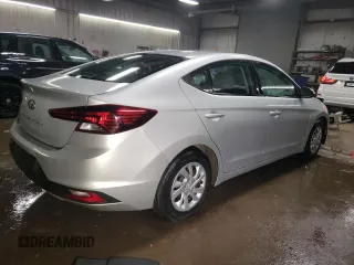 2019 Hyundai Elantra SE with VIN 5NPD74LF7KH497820, listed as a Copart auction lot 52046905 with 217,706 mi miles and Clean Title. Bid and sale history available at DreamBid. Image 3.