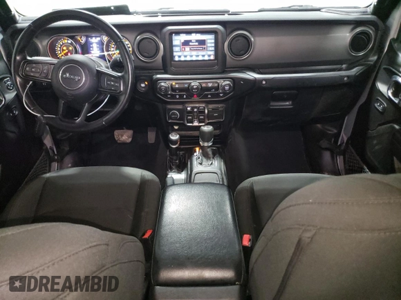 2022 Jeep Gladiator Sport S with VIN 1C6HJTAG5NL117583, listed as a Copart auction lot 51912425 with 69,739 mi miles and Salvage title. Bid and sale history available at DreamBid. Image 8.