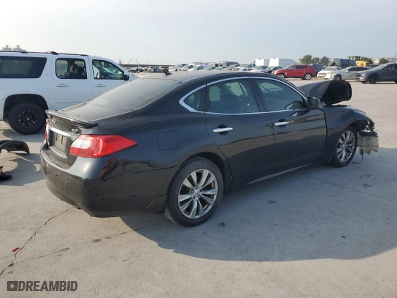 2013 Infiniti M37 with VIN JN1BY1AP3DM510816, listed as a Copart auction lot 66787264 with 158874 miles and Salvage Title. Bid and sale history available at carsss.com. Image 3.