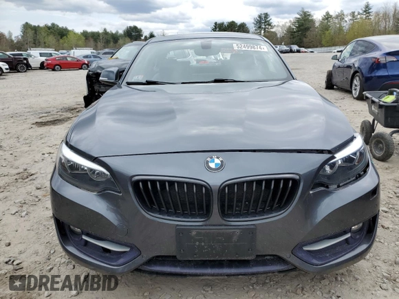 2017 BMW 2 Series 230i xDrive with VIN WBA2H9C34H7A25725, listed as a Copart auction lot 52499874 with 144,273 mi miles. Bid and sale history available at carsss.com. Image 5.