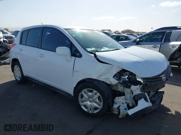 2010 Nissan Versa 1.8 S with VIN 3N1BC1CP0AL389129, listed as a IAAI auction lot 41745625 with 115,854 mi miles. Bid and sale history available at carsss.com. Image 1.