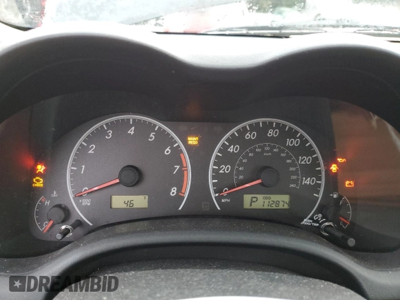 2013 Toyota Corolla L with VIN 5YFBU4EE6DP158976, listed as a Copart auction lot 45322895 with 112,874 mi miles and Salvage Title. Bid and sale history available at carsss.com. Image 9.