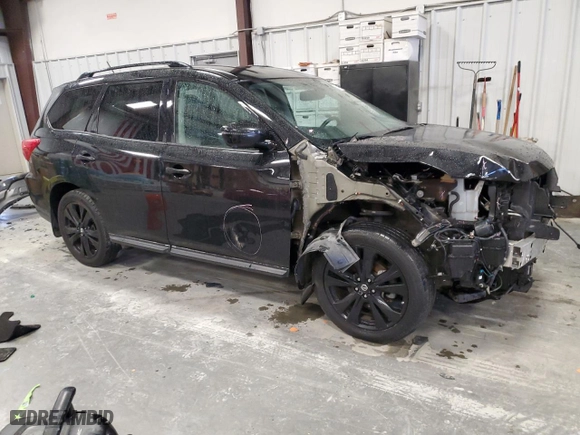 2018 Nissan Pathfinder SL with VIN 5N1DR2MMXJC670294, listed as a Copart auction lot 44928045 with 123,842 mi miles and Salvage Title. Bid and sale history available at carsss.com. Image 4.