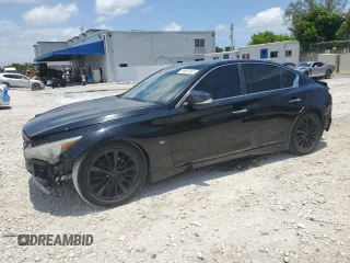 2018 Infiniti Q50 Luxe z VIN JN1EV7AP0JM365660, wystawiony jako Copart lot #58807825 z przebiegiem 120 012 mil mil oraz Szkoda całkowita • Salvage title. Historia ofert i sprzedaży dostępna na DreamBid. Obrazek 1.