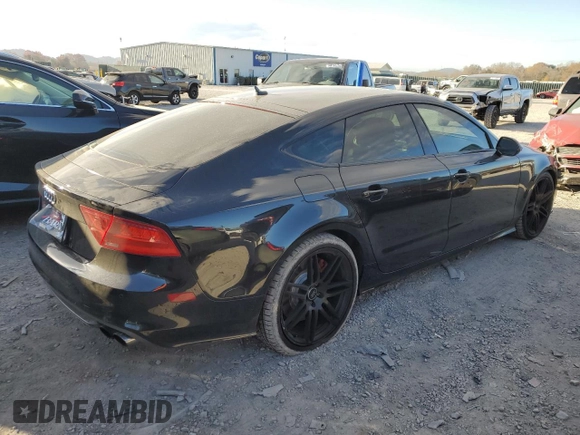 2014 Audi S7 Prestige with VIN WAUW2AFC2EN034654, listed as a Copart auction lot 76705853 with 90,513 mi miles and Salvage Title. Bid and sale history available at carsss.com. Image 3.