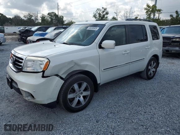 2013 Honda Pilot Touring z VIN 5FNYF3H9XDB044620, wystawiony jako Copart lot #58038505 z przebiegiem 172 096 mil mil oraz Szkoda całkowita • Salvage title. Historia ofert i sprzedaży dostępna na DreamBid. Obrazek 1.