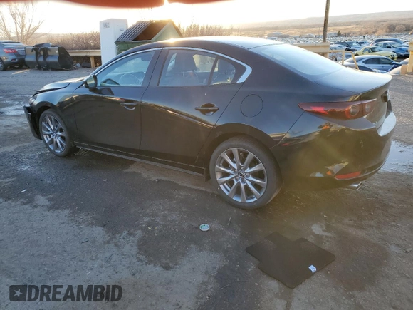 2025 Mazda 3 S Preferred with VIN JM1BPACM6S1761816, listed as a Copart auction lot 89371595 with 1,622 mi miles and Clean Title. Bid and sale history available at DreamBid. Image 2.