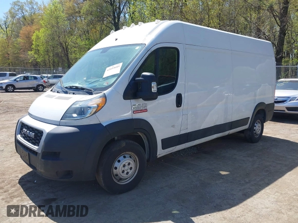 2020 Ram ProMaster Cargo with VIN 3C6TRVDG1LE101543, listed as a IAAI auction lot 42059089 with Not Provided miles and . Bid and sale history available at carsss.com. Image 20.
