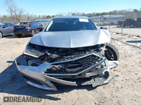 2021 Acura TLX w/Advance Package with VIN 19UUB5F68MA007218, listed as a IAAI auction lot 41693746 with 14,965 mi miles. Bid and sale history available at carsss.com. Image 12.