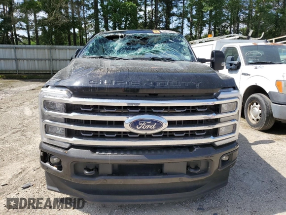 2024 Ford F-350 XL with VIN 1FT8W3BM1REC37101, listed as a Copart auction lot 56579605 with 34,858 mi miles and Salvage title. Bid and sale history available at DreamBid. Image 5.