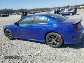 2019 Dodge Charger GT with VIN 2C3CDXHG8KH658647, listed as a Copart auction lot 47192515 with 151,601 mi miles and Salvage Title. Bid and sale history available at DreamBid. Image 2.