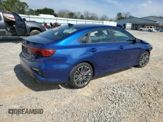 2021 Kia Forte GT with VIN 3KPF44AC3ME318013, listed as a Copart auction lot 45650785 with 24,201 mi miles and Salvage Title. Bid and sale history available at carsss.com. Image 3.