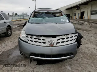 2007 Nissan Murano SL with VIN JN8AZ08W47W649198, listed as a Copart auction lot 51538455 with Not Provided miles and Salvage Title. Bid and sale history available at DreamBid. Image 5.