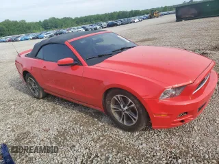 2013 Ford Mustang V6 with VIN 1ZVBP8EM0D5265005, listed as a Copart auction lot 54985425 with 128,964 mi miles and Salvage title. Bid and sale history available at DreamBid. Image 4.