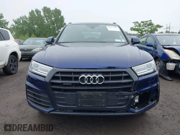 2020 Audi Q5 Premium with VIN WA1ANAFY6L2075135, listed as a IAAI auction lot 42517528 with 49,873 mi miles and . Bid and sale history available at DreamBid. Image 12.