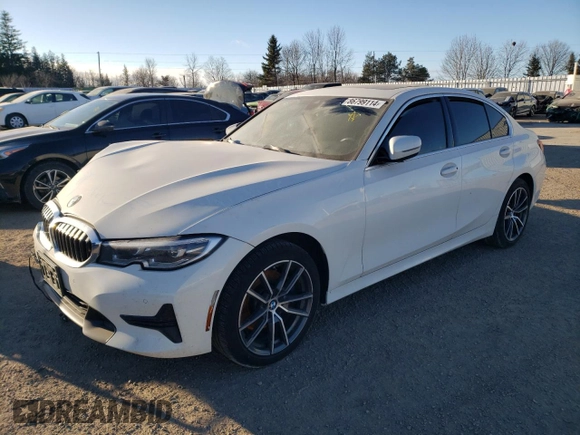 2021 BMW 3 Series 330i xDrive with VIN 3MW5R7J07M8C01311, listed as a Copart auction lot 86799114 with 0 mi miles and Clean Title. Bid and sale history available at carsss.com. Image 1.
