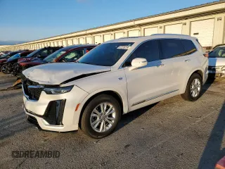 2021 Cadillac XT6 Luxury with VIN 1GYKPAR48MZ236259, listed as a Copart auction lot 87239224 with 33,996 mi miles and Salvage Title. Bid and sale history available at carsss.com. Image 1.