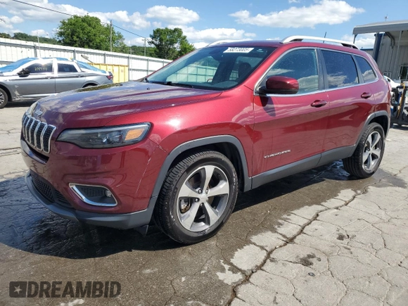 2019 Jeep Cherokee Limited with VIN 1C4PJLDB1KD171943, listed as a Copart auction lot 58273005 with 126,115 mi miles and Salvage title. Bid and sale history available at DreamBid. Image 1.