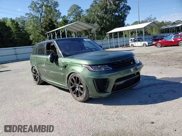 2020 Land Rover Range Rover Sport SVR with VIN SALWZ2RE2LA742059, listed as a Copart auction lot 75480074 with 44,586 mi miles and Salvage Title. Bid and sale history available at carsss.com. Image 12.