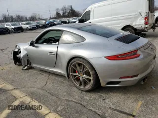 2017 Porsche 911 Carrera with VIN WP0AA2A96HS108424, listed as a Copart auction lot 42880974 with 26,249 mi miles. Bid and sale history available at carsss.com. Image 2.