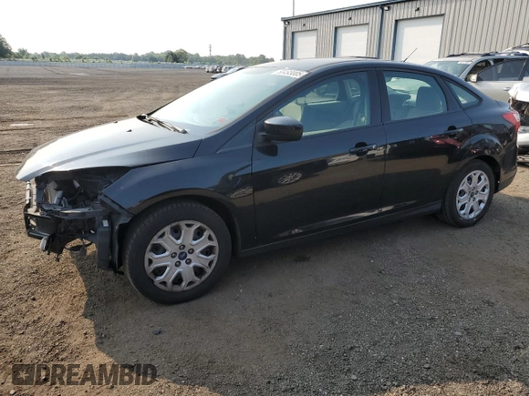 2012 Ford Focus SE with VIN 1FAHP3F22CL455790, listed as a Copart auction lot 60493005 with 100,081 mi miles and Salvage title. Bid and sale history available at DreamBid. Image 1.