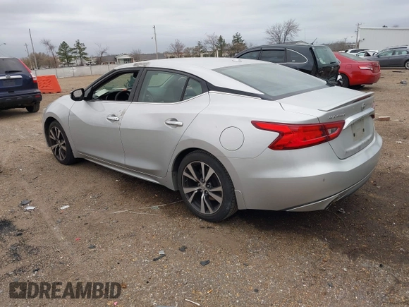 2016 Nissan Maxima SV with VIN 1N4AA6APXGC392029, listed as a IAAI auction lot 41729299 with 135,572 mi miles and . Bid and sale history available at DreamBid. Image 3.