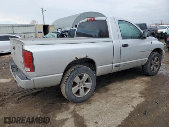 2005 Dodge 1500 SLT with VIN 1D7HU16D65J607535, listed as a Copart auction lot 45557295 with 155,686 mi miles and Salvage Title. Bid and sale history available at DreamBid. Image 3.
