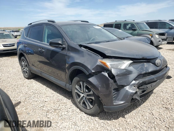 2017 Toyota RAV4 LE with VIN 2T3BFREV4HW592199, listed as a Copart auction lot 58538915 with 137,964 mi miles and Salvage title. Bid and sale history available at DreamBid. Image 4.