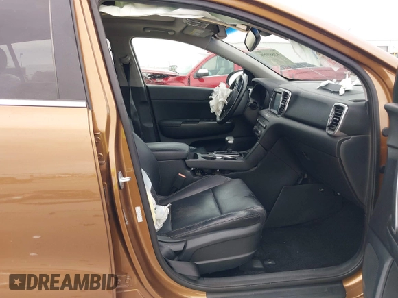2017 Kia Sportage EX z VIN KNDPN3AC2H7053067, wystawiony jako IAAI lot #42660750 z przebiegiem Nie podano mil oraz . Historia ofert i sprzedaży dostępna na DreamBid. Obrazek 5.