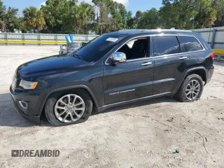 2015 Jeep Grand Cherokee Limited with VIN 1C4RJFBG0FC651055, listed as a Copart auction lot 51355835 with 123,374 mi miles and Salvage Title. Bid and sale history available at carsss.com. Image 1.