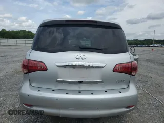 2016 Infiniti QX80 with VIN JN8AZ2NF5G9610490, listed as a Copart auction lot 60041325 with 131,253 mi miles and Salvage title. Bid and sale history available at DreamBid. Image 6.