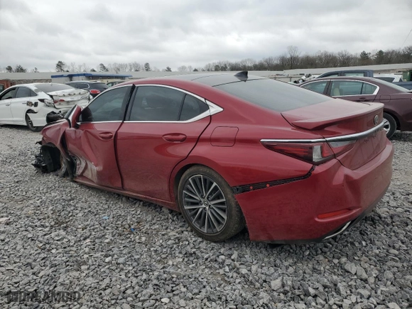2022 Lexus ES with VIN 58ADZ1B15NU115491, listed as a Copart auction lot 48785495 with 49,130 mi miles and Salvage Title. Bid and sale history available at carsss.com. Image 2.