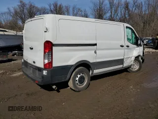 2023 Ford Transit Cargo with VIN 1FTYE1Y85PKB20167, listed as a Copart auction lot 42222895 with 24,222 mi miles and Salvage Title. Bid and sale history available at carsss.com. Image 3.