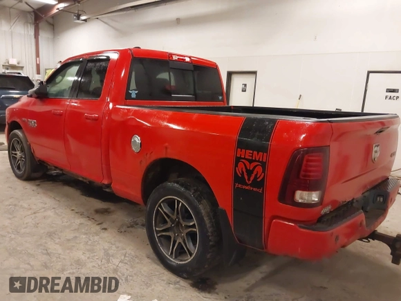2013 Ram 1500 Sport with VIN 1C6RR7HT7DS516541, listed as a IAAI auction lot 41663993 with 176,831 mi miles and . Bid and sale history available at DreamBid. Image 3.