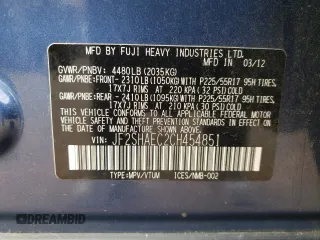 2012 Subaru Forester X Limited with VIN JF2SHAEC2CH454851, listed as a Copart auction lot 56523425 with 162,176 mi miles and Salvage title. Bid and sale history available at DreamBid. Image 14.
