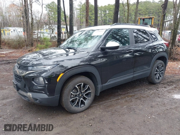 2021 Chevrolet TrailBlazer ACTIV with VIN KL79MSSL9MB160948, listed as a IAAI auction lot 41800085 with 97,034 mi miles and . Bid and sale history available at DreamBid. Image 18.