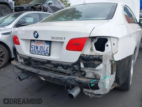 2007 BMW 3 Series 335i with VIN WBAWB73557P031442, listed as a IAAI auction lot 42123815 with Not Provided miles and . Bid and sale history available at DreamBid. Image 6.