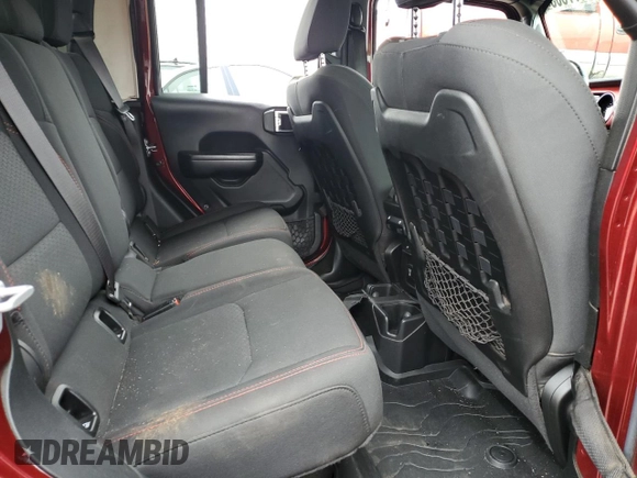 2021 Jeep Gladiator Rubicon with VIN 1C6JJTBG6ML518543, listed as a Copart auction lot 59877365 with 30,537 mi miles and Salvage title. Bid and sale history available at DreamBid. Image 10.
