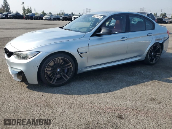2016 BMW M3 with VIN WBS8M9C52G5D30251, listed as a Copart auction lot 63709275 with 74,404 mi miles and Salvage title. Bid and sale history available at DreamBid. Image 1.